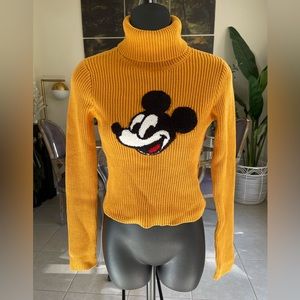 Disney x Forever 21 Mickey Mouse Turtle Neck Sweater